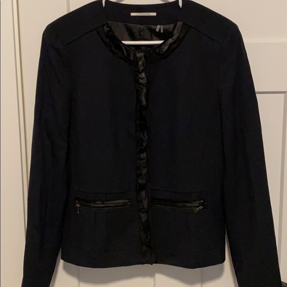 Navy Tahari Jacket